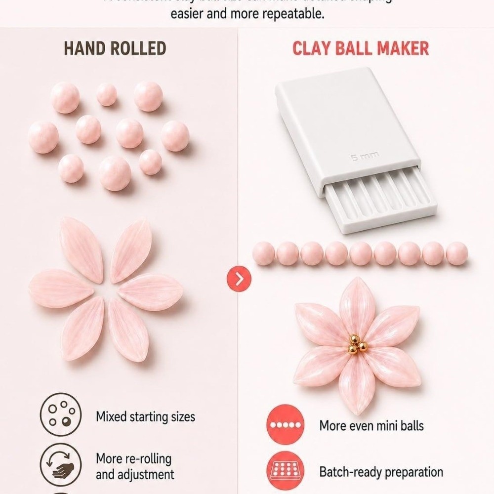 3D Printing Clay - 4 قطع من أدوات تشكيل كرات
