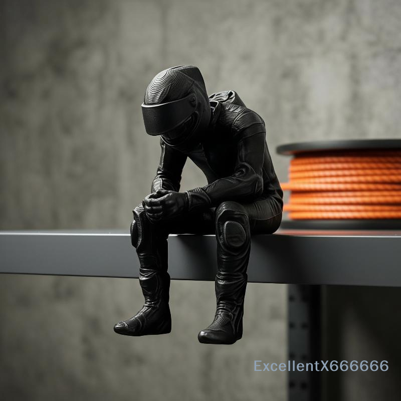 3D Printing Office Setup - تمثال صغير مبتكر بتصميم سباق ثلاثي