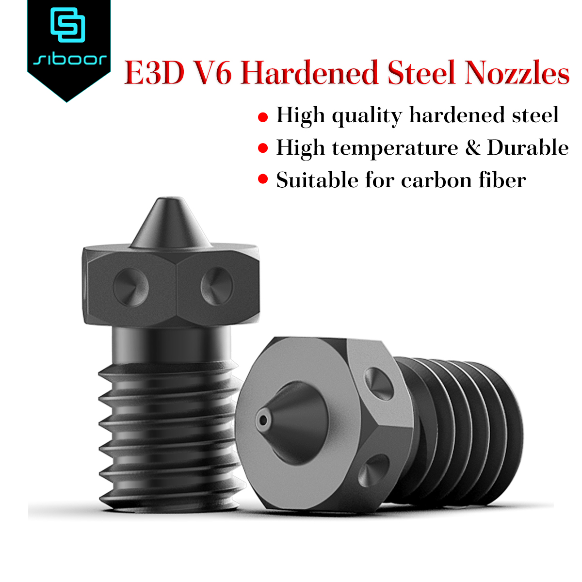 Carbon Fiber Filament - عالية الجودة eثلاثية الأبعاد V6 فوهة