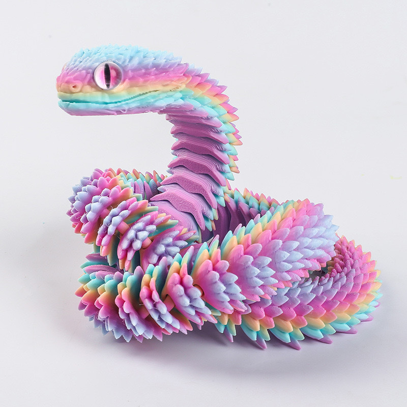 تمثال ثعبان واقعي ثلاثي الأبعا - مراجعة 3D Printing Objects وسعره
