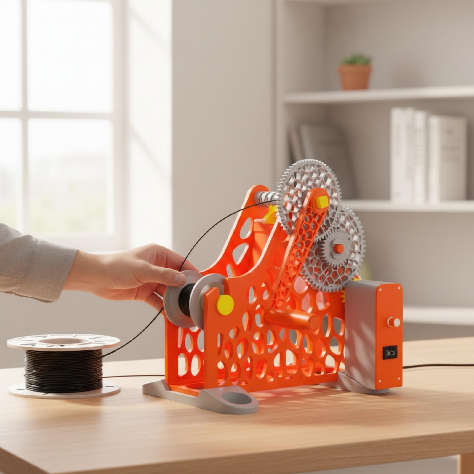 آلة لف خيوط الطباعة ثلاثية الأ - مراجعة 3D Printing Material وسعره