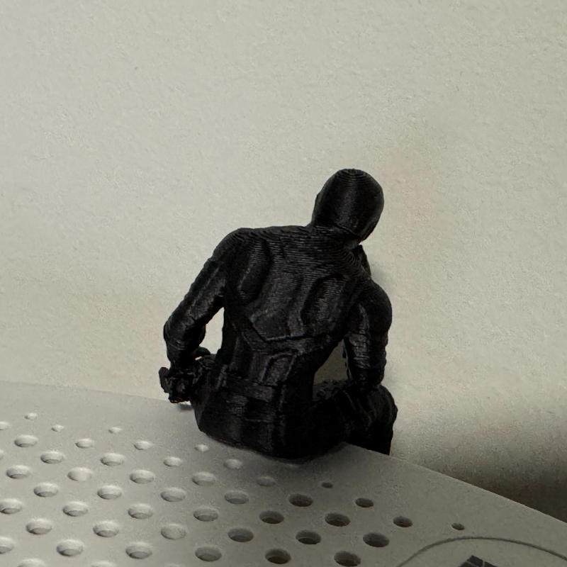 تمثال تكتيكي أسود مغطى بالقناع - مراجعة 3D Printing Office Setup وسعره