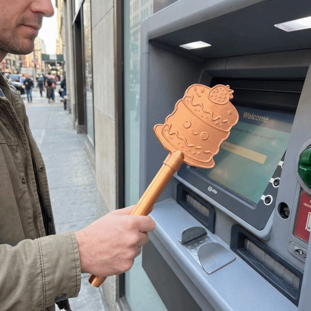 حامل بطاقات على شكل عصا سحرية  - مراجعة 3D Printing Card وسعره