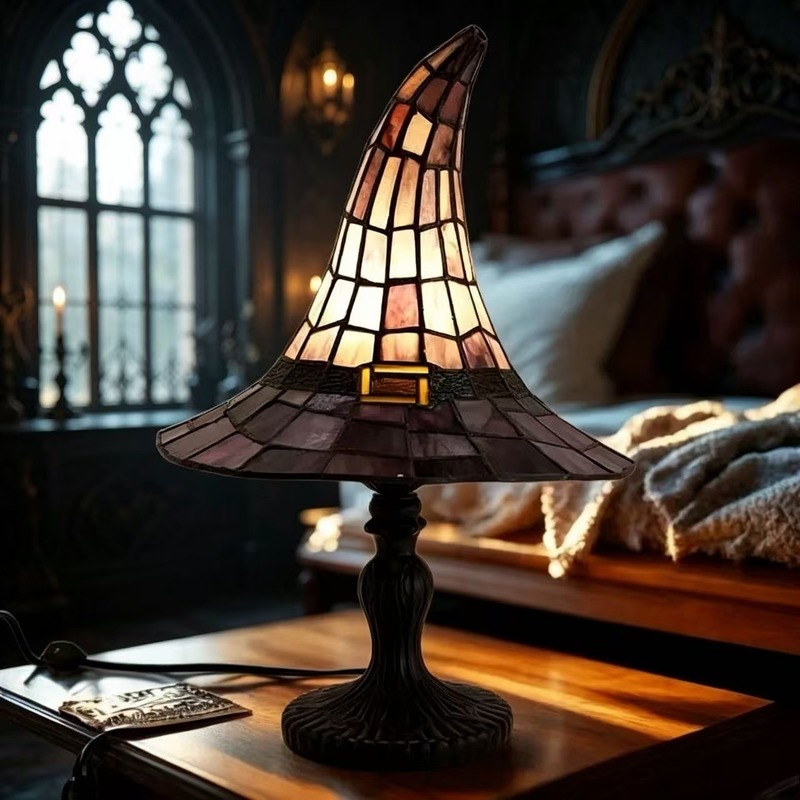 مصباح طاولة على شكل قبعة ساحرة - مراجعة 3D Printing Lamp وسعره