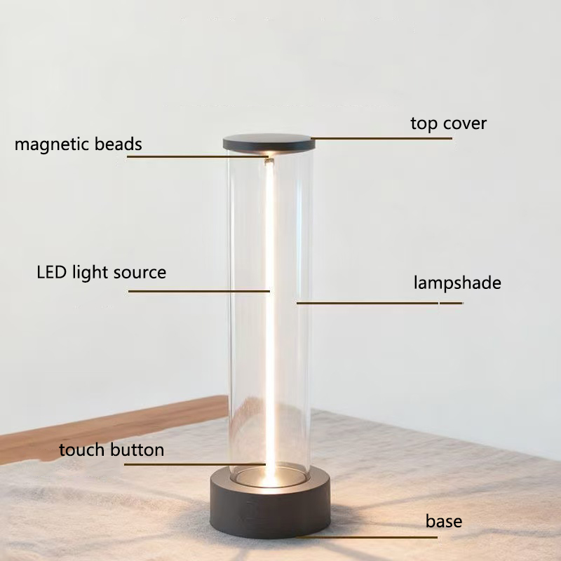 مصباح مكتب LED لاسلكي محمول، ت - مراجعة 3D Printing Lamp وسعره