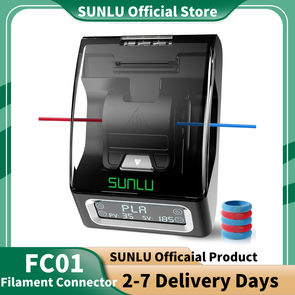 SUNLU FC01 موصل خيوط تسخين سري - مراجعة Carbon Fiber Filament وسعره