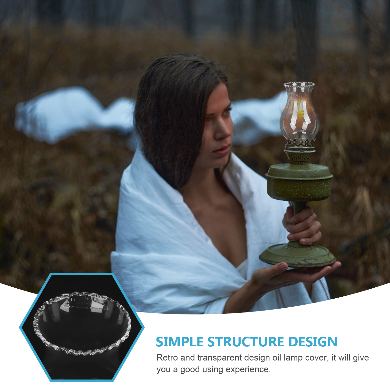 غطاء زجاجي عتيق لمصباح الزيت،  - مراجعة 3D Printing Lamp وسعره