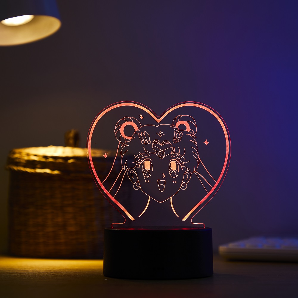 مصباح ليلي ثلاثي الأبعاد LED ل - مراجعة 3D Printing Lamp وسعره