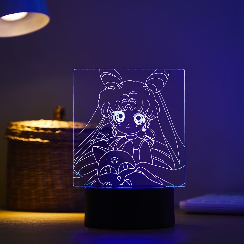مصباح ليلي ثلاثي الأبعاد LED ل - مراجعة 3D Printing Lamp وسعره